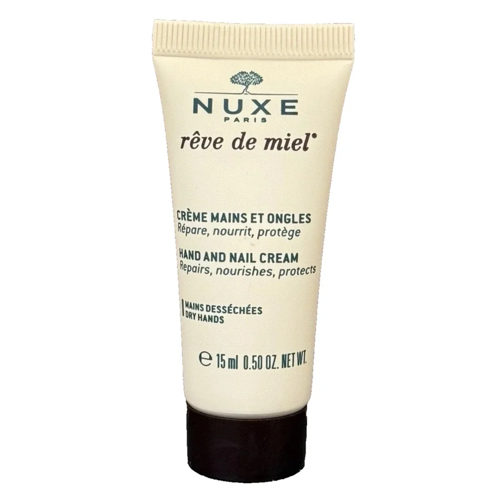 2x NUXE Paris Reve de Miel Hand & Nail Cream, Nourishing, Travel 15 mL each, New